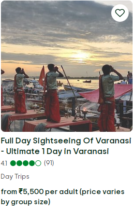 BEST TOUR PACKAGES FOR VARANASI